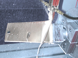 Surface enhancement of titanium blade processed by low plasticity burnishing