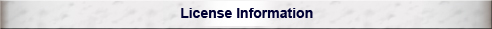 License Information