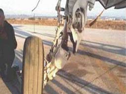 Failed Aircraft Landing Gear Failed Aircraft Landing Gear